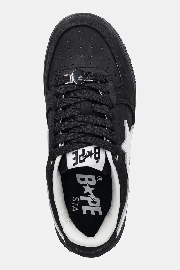 A Bathing Ape sneakersy skórzane BAPE STA #4 czarny 1L30291309