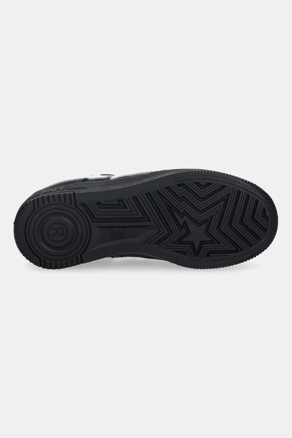A Bathing Ape sneakersy skórzane BAPE STA #4 1L30291309 czarny