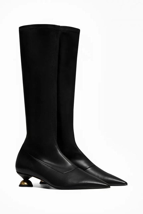 Vanda Novak kozaki ILARY DEEP BLACK ILARY.DEEP.BLACK czarny AW25