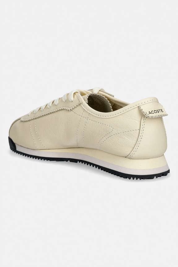 Обувь Кожаные кроссовки Lacoste Club-Low Sneakers 50SFA0061 бежевый
