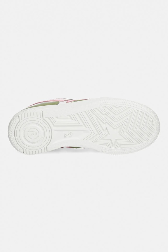 A Bathing Ape sneakersy skórzane BAPE STA ICON #2 001FWL302306L zielony