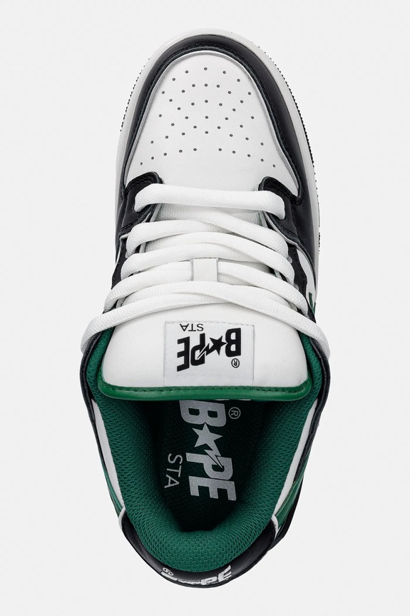 A Bathing Ape sneakersy skórzane NEW BAPE SK8 STA #1 czarny 001FWL302310L