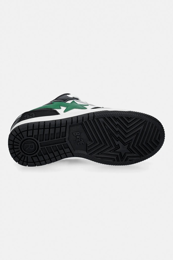 A Bathing Ape sneakersy skórzane NEW BAPE SK8 STA #1 001FWL302310L czarny
