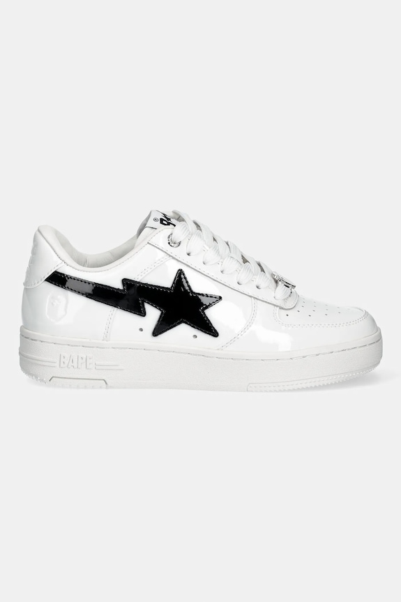 A Bathing Ape sneakersy skórzane BAPE STA #1 001FWL802301L biały AW25