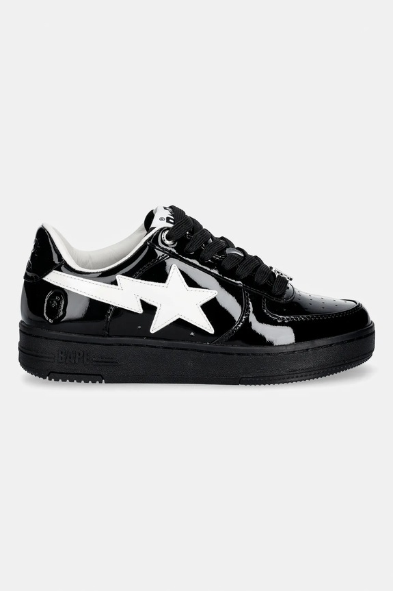 A Bathing Ape sneakersy skórzane BAPE STA #1 001FWL802301L czarny AW25