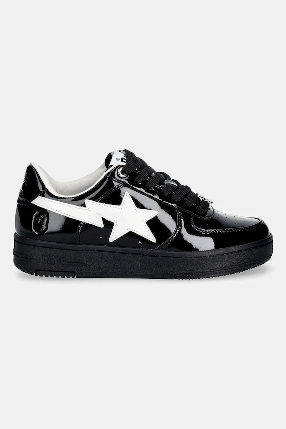 A Bathing Ape sneakersy skórzane BAPE STA #1 001FWL802301L czarny AW25