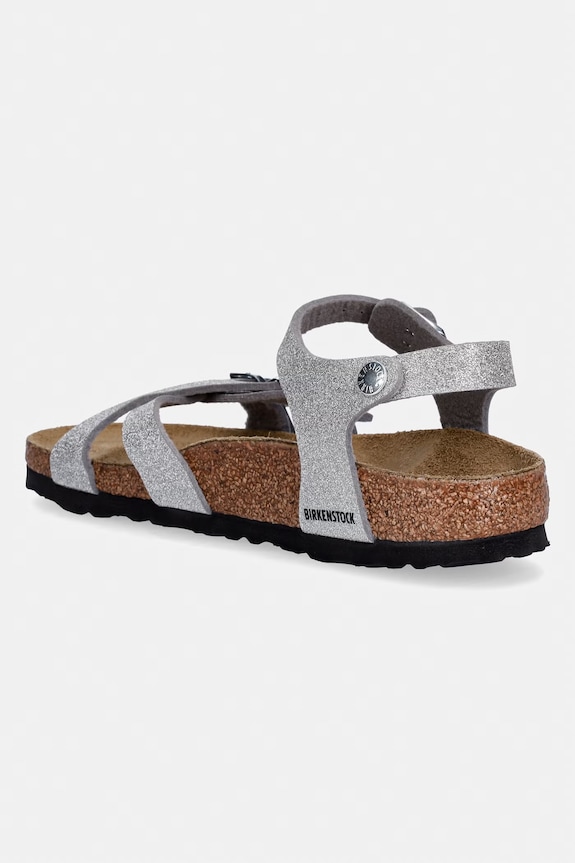 Deklice Otroški sandali Birkenstock Kumba 1030536.36.39 srebrna