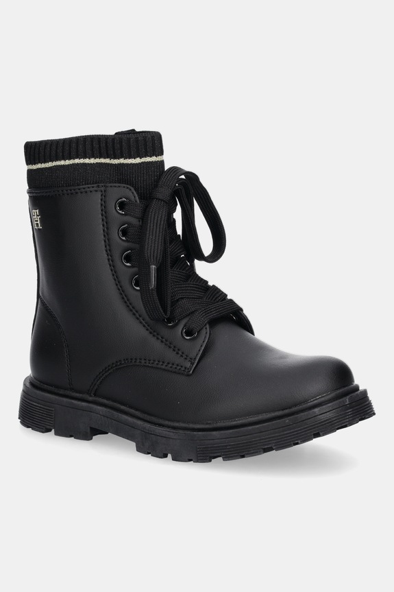 Tommy Hilfiger botki dziecięce syntetyczny czarny T1A5.34006