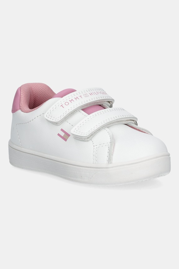 Tommy Hilfiger sneakersy dziecięce imitacja skóry licowej biały T1A9.33965