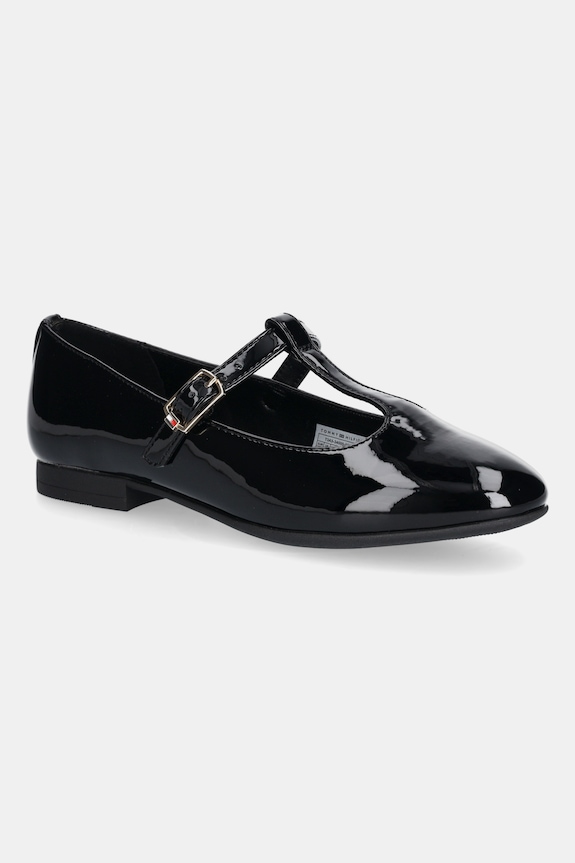 Otroške balerinke Tommy Hilfiger Sintetični črna T3A3.34000.35.40