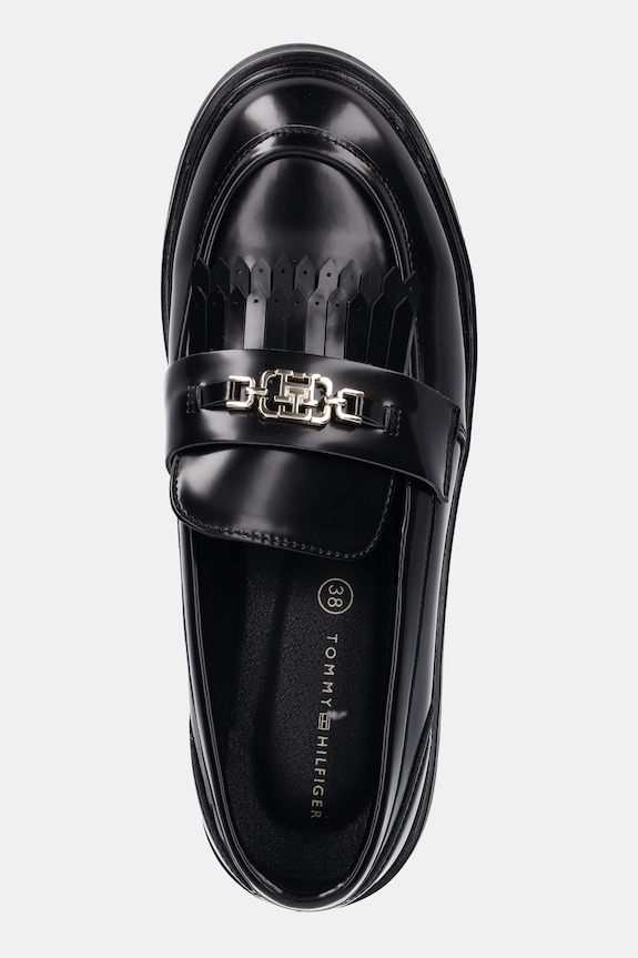 Παιδικά μοκασίνια Tommy Hilfiger μαύρο T3A4.34011