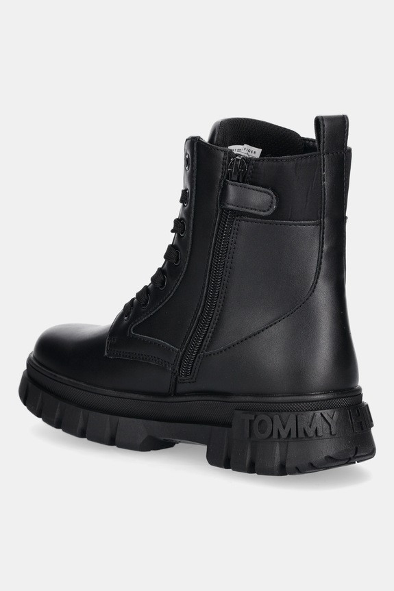 Dziewczynka Tommy Hilfiger botki dziecięce T3A5.34046.30.34 czarny