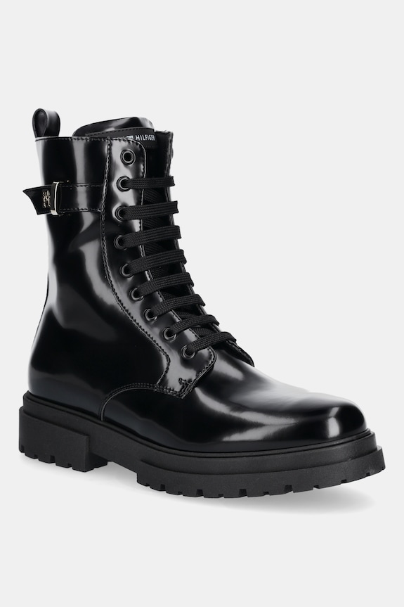 Tommy Hilfiger botki dziecięce nieocieplane czarny T4A5.34028.35.40