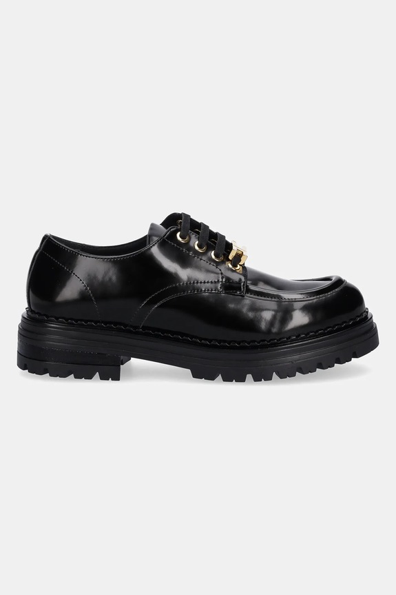 Detské poltopánky Elisabetta Franchi F4A4.E0402 čierna AW25