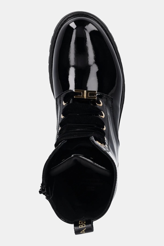 Παιδικές μπότες Elisabetta Franchi μαύρο F4A5.E0414.35.38