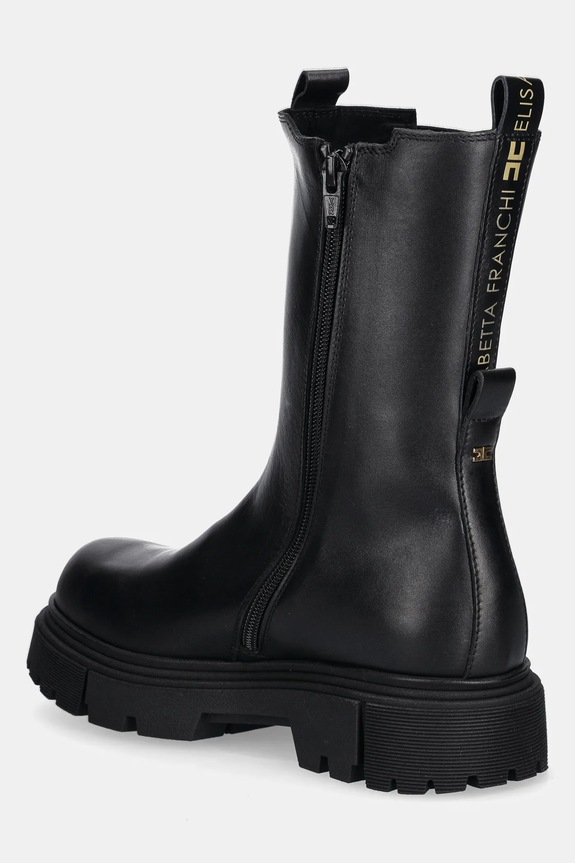 Κοριτσίστικα Παιδικές μπότες τσέλσι Elisabetta Franchi F4A5.E0416 μαύρο