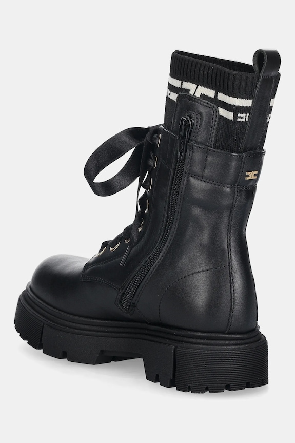 Κοριτσίστικα Παιδικές μπότες Elisabetta Franchi F4A5.E0422.30.34 μαύρο