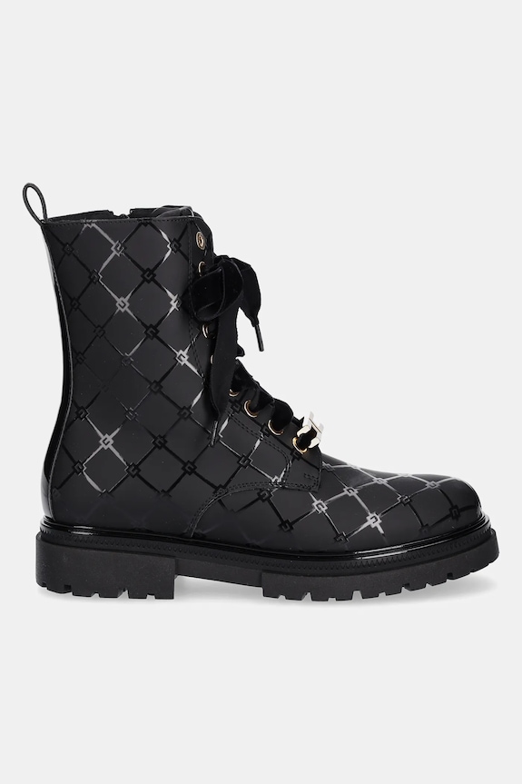 Elisabetta Franchi botki dziecięce F4A5.E0434 czarny AW25