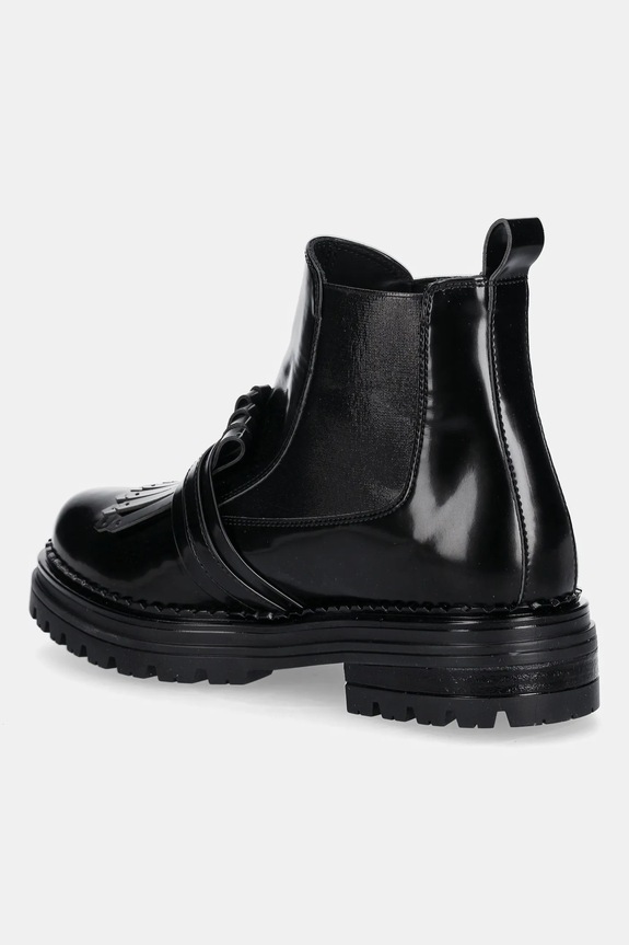 Djevojčice Dječje gležnjače Elisabetta Franchi F4A5.E0438 crna