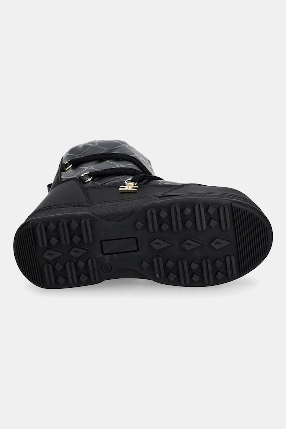 Elisabetta Franchi stivali da neve bambini F4A6.E0457.30.34 nero