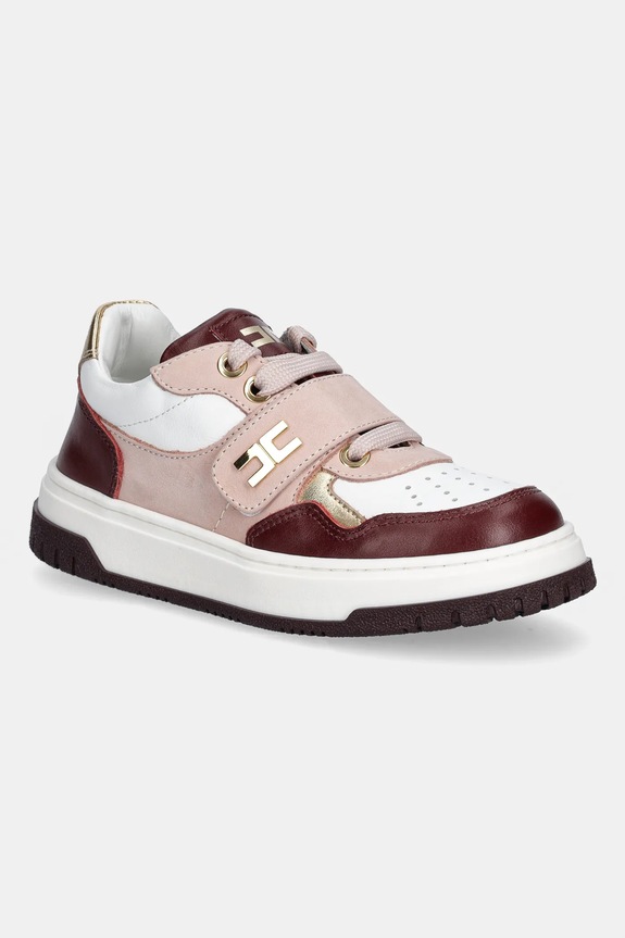Δερμάτινα sneakers Elisabetta Franchi μικρό ροζ F4A9.E0345.30.34