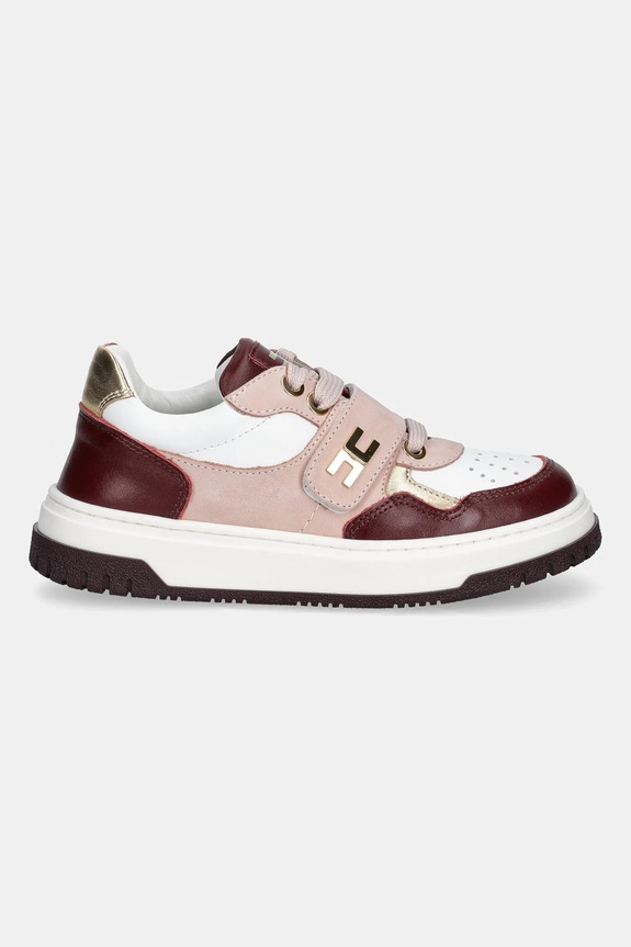 Δερμάτινα sneakers Elisabetta Franchi F4A9.E0345.30.34 ροζ AW25