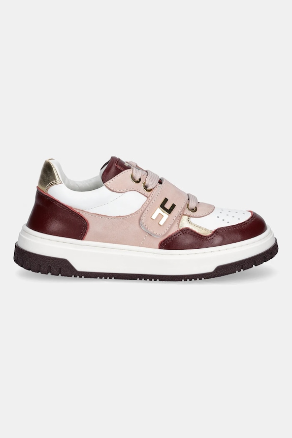 Δερμάτινα sneakers Elisabetta Franchi F4A9.E0345.30.34 ροζ AW25