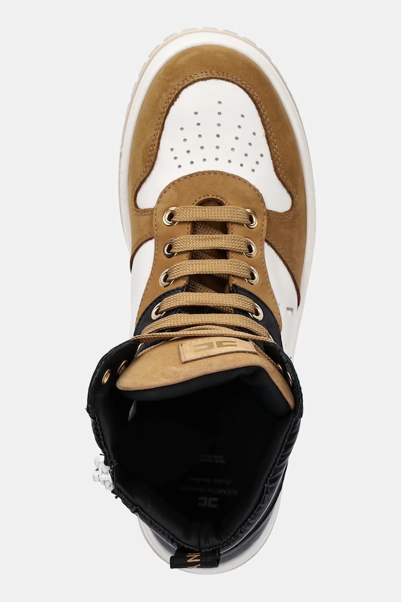 Παιδικά sneakers Elisabetta Franchi καφέ F4A9.E0350