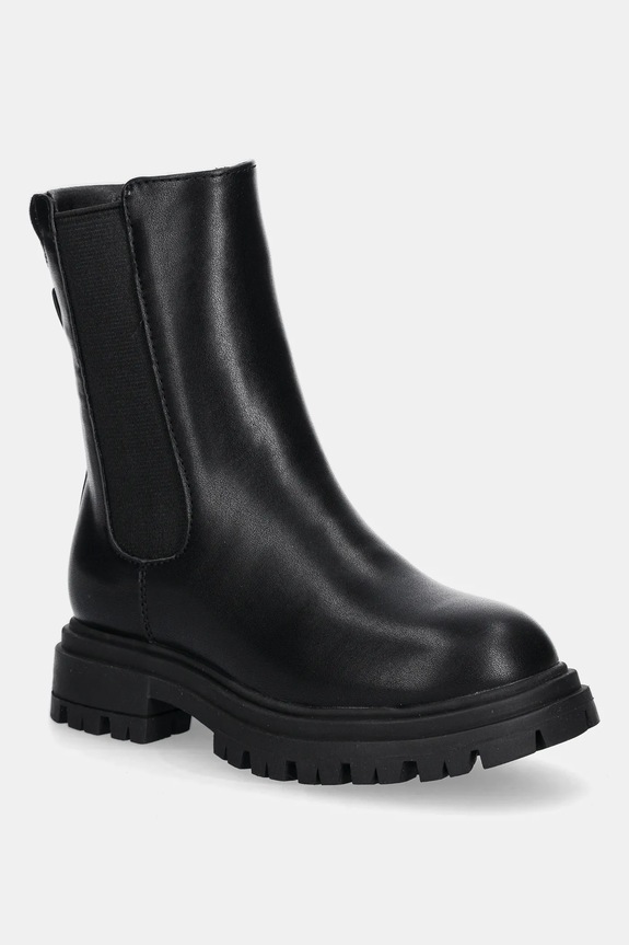 Calvin Klein Jeans botine copii neizolat negru V3A5.83121.30.34