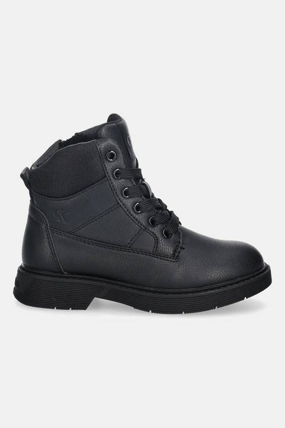 Calvin Klein Jeans gyerek bakancs V3X5.83187.30.34 fekete AW25