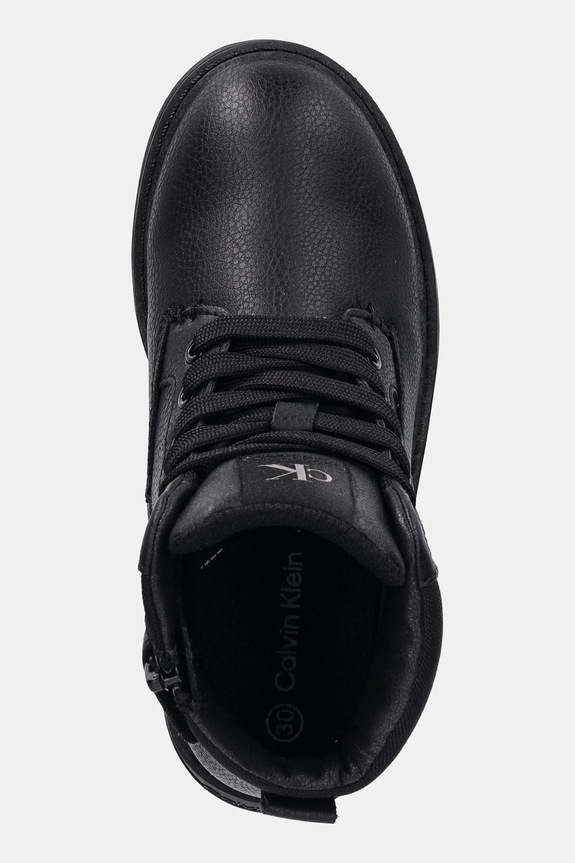 Calvin Klein Jeans gyerek bakancs fekete V3X5.83187.30.34