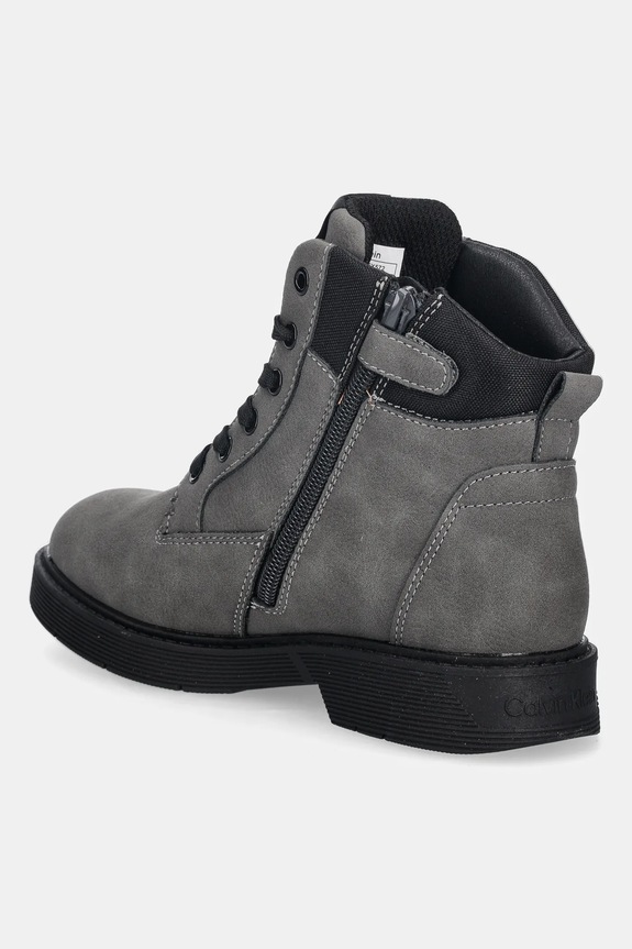 Lány Calvin Klein Jeans gyerek bakancs V3X5.83188.30.34 szürke
