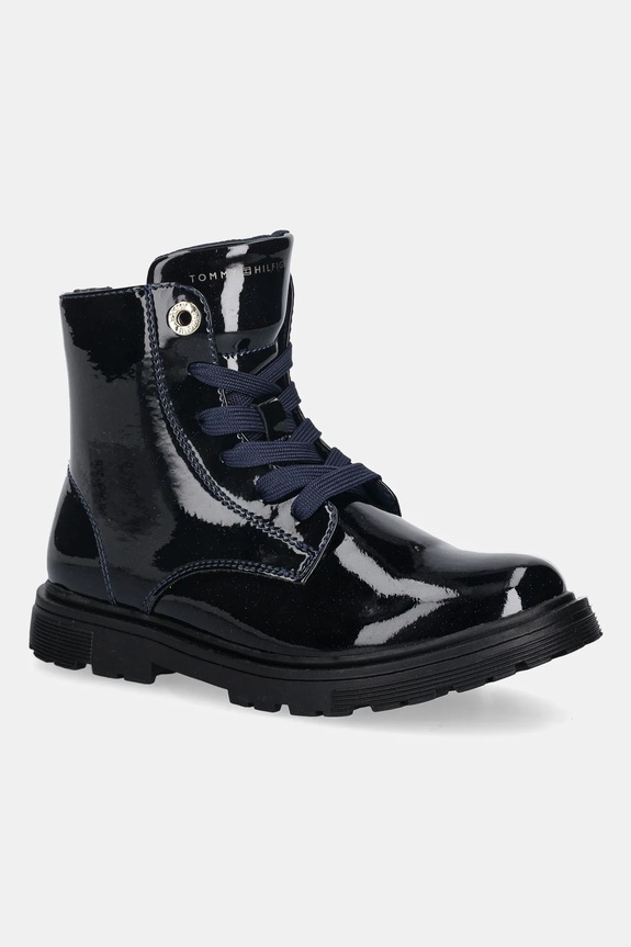 Дитячі черевики Tommy Hilfiger блискавка темно-синій T1A5.34005.30.34