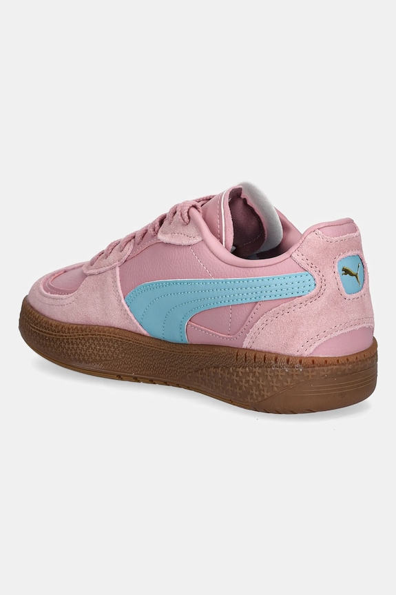 Κοριτσίστικα Παιδικά δερμάτινα sneakers Puma Palermo Moda Jr 398855 ροζ