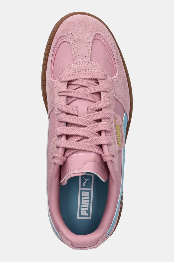 Παιδικά δερμάτινα sneakers Puma Palermo Moda Jr ροζ 398855