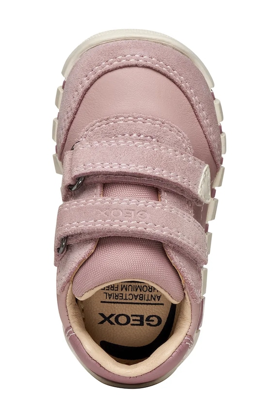 Geox sneakersy skórzane dziecięce IUPIDOO B5658C.08522.18.26 różowy