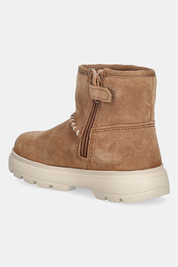 Dziewczynka Geox buty zimowe nubukowe dziecięce KIDDARTAH B565YA.00022.20.23 brązowy