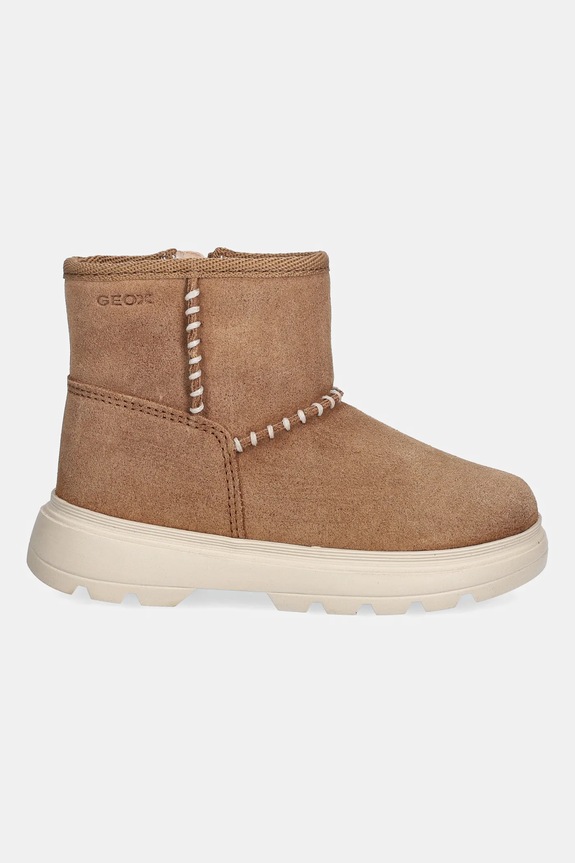Geox buty zimowe nubukowe dziecięce KIDDARTAH B565YA.00022.24.27 brązowy AW25