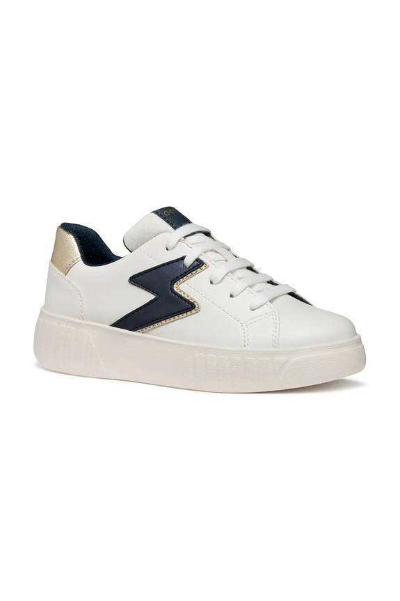 Geox sneakersy dziecięce MIKIROSHI imitacja skóry licowej biały J45DVA.054AJ.28.35