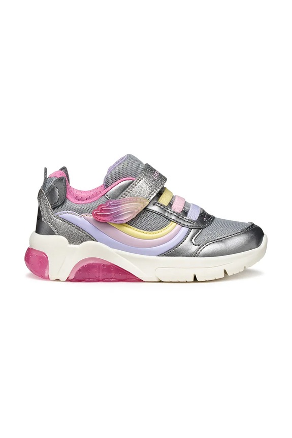 Geox sneakersy dziecięce FADINLIGHT J55M4A.0AJGN.32.35 srebrny AW25