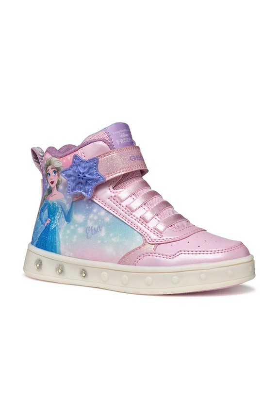 Geox sneakersy dziecięce SKYLIN imitacja skóry licowej różowy J568WF.0ANAJ.32.35