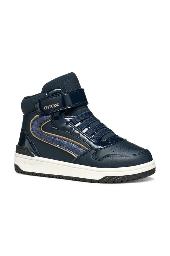Geox scarpe da ginnastica per bambini WASHIBA finta pelle fiore blu navy J56HXA.05402.24.27