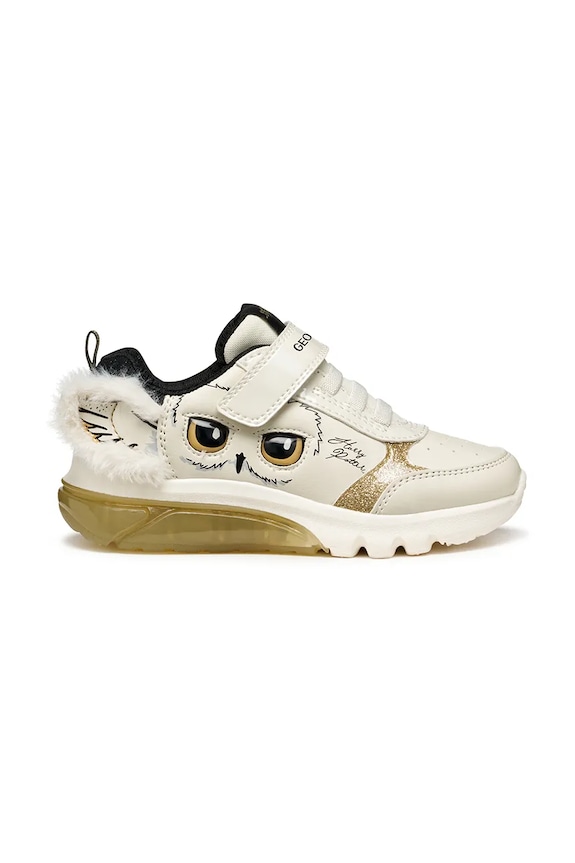 Geox sneakersy dziecięce CIBERDRON J56LPA.0BCKN.24.27 beżowy AW25