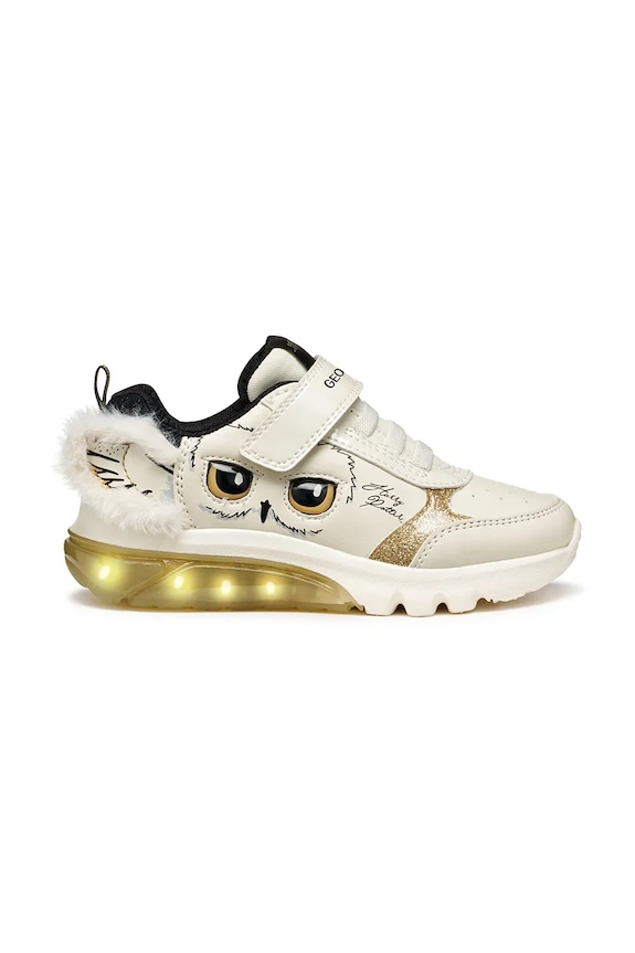 Dziewczynka Geox sneakersy dziecięce CIBERDRON J56LPA.0BCKN.24.27 beżowy