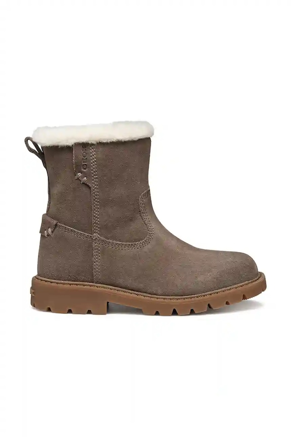 Дитячі зимові черевики з нубуку Geox SHAYLAX J46EYA.00022.28.35 коричневий AW25