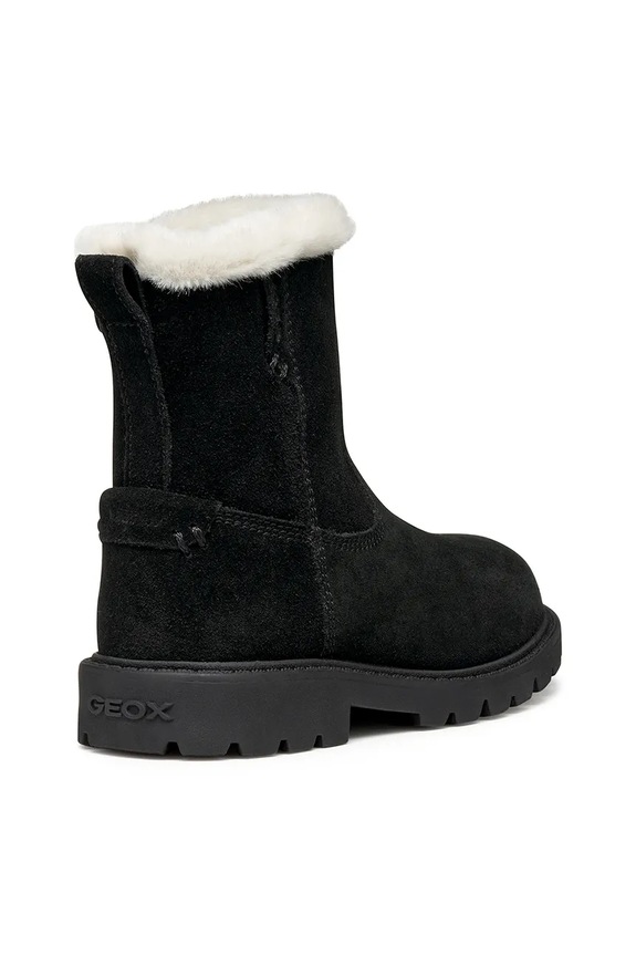 Дівчинка Дитячі зимові черевики з нубуку Geox SHAYLAX J46EYA.00022.28.35 чорний