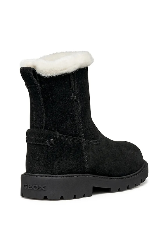 Дівчинка Дитячі зимові черевики з нубуку Geox SHAYLAX J46EYA.00022.28.35 чорний