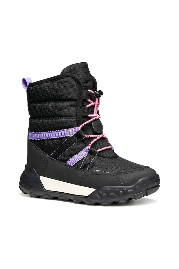Zimní boty Geox TREKKYUP textilní černá J46M7F.08V50.28.35