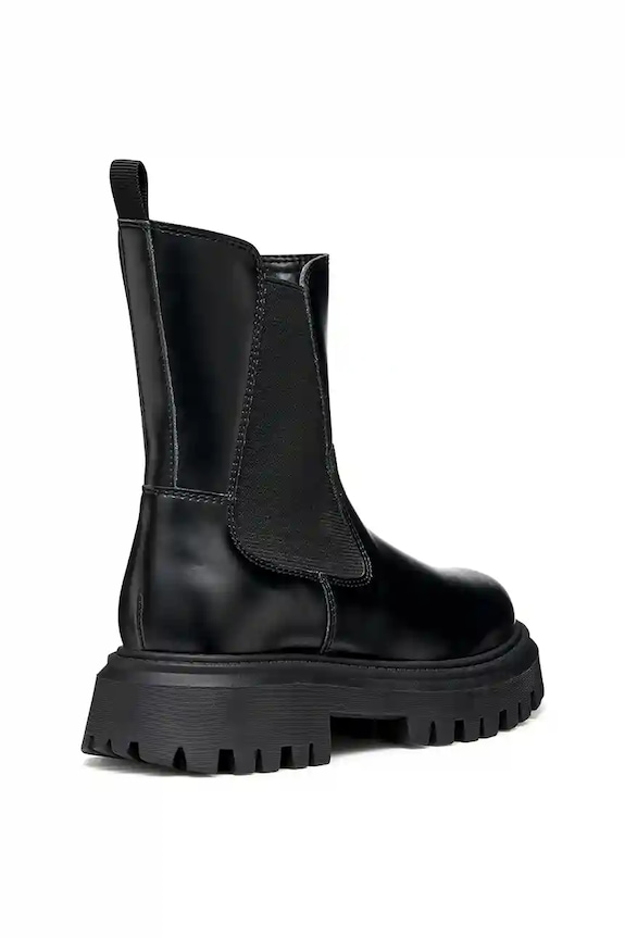 Девочка Детские ботинки Geox MAQUINNENS J56M6D.0CNNH.31.35 чёрный