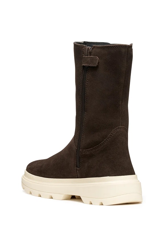 Geox gyerek bokacsizma velúrból KIDDARTAH barna J56NDB.00022.28.35